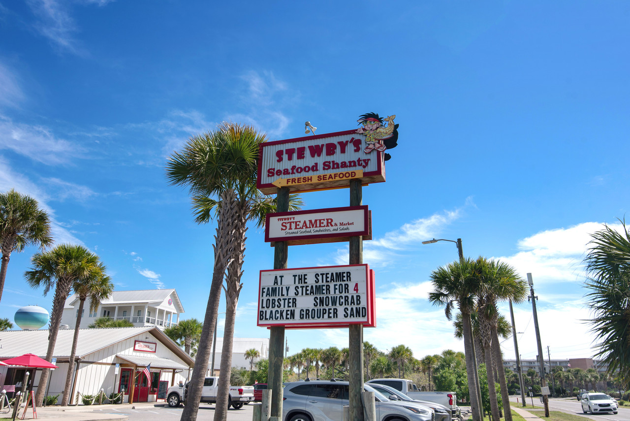 Stewbys Seafood Shanty in Seacrest Condominiums Fort Walton Beach