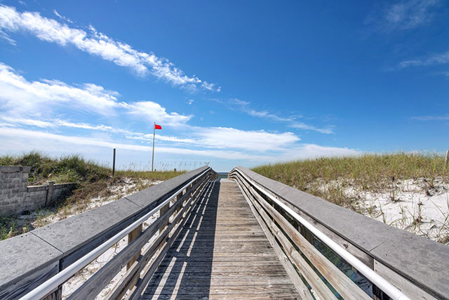 Amazing view of the beach in St. George Island